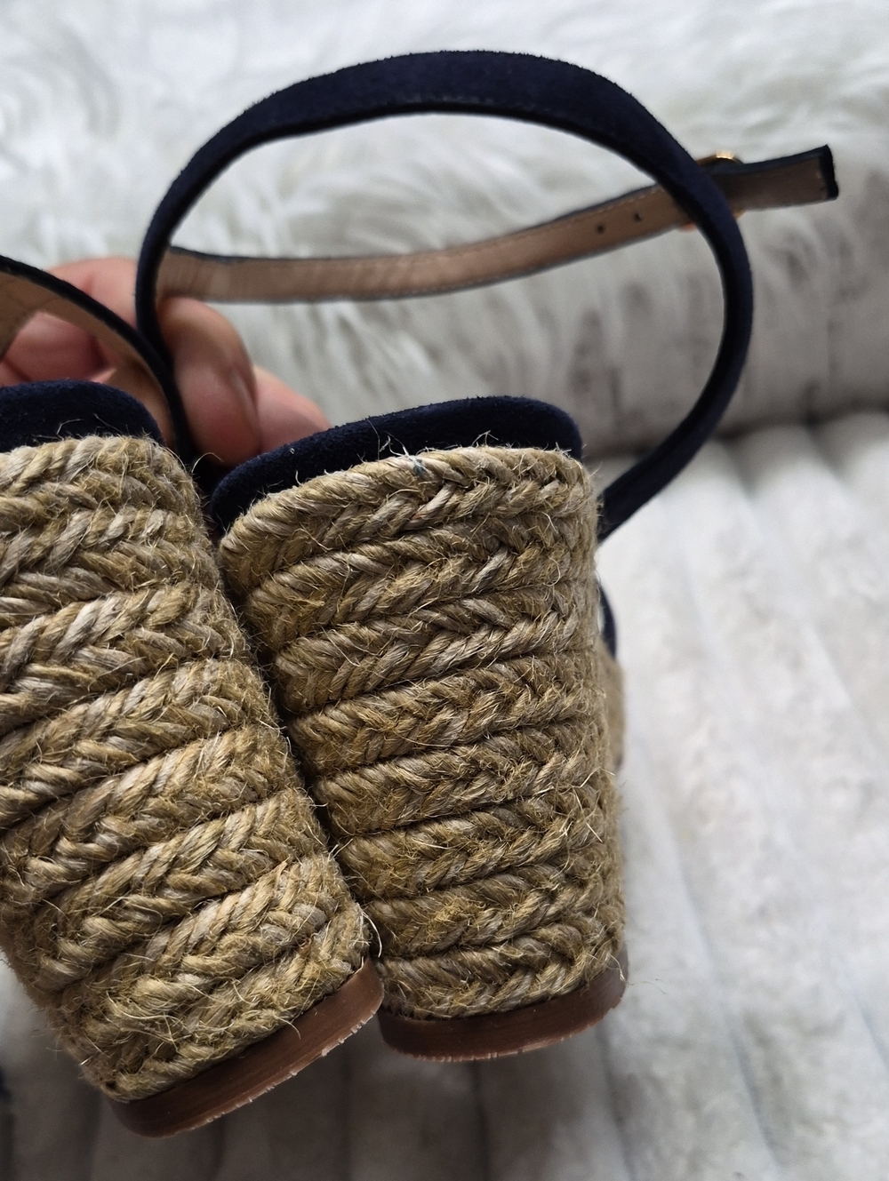 Stuart Weitzman's Dayna espadrille wedges Sandals Women's Sz 9 $425 New - Picture 6 of 9